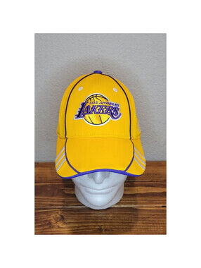 Los Angeles Lakers Cap Hat Adidas Fitted One Size Official Team Basketball